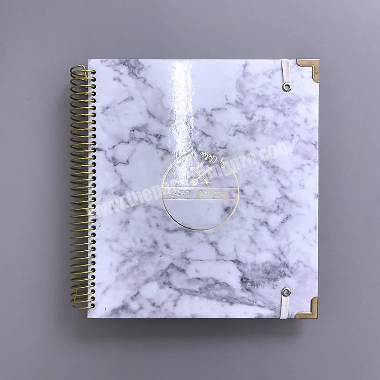 A4  b5  a5  a6 customized bind notebook printing service with elastic band make in China