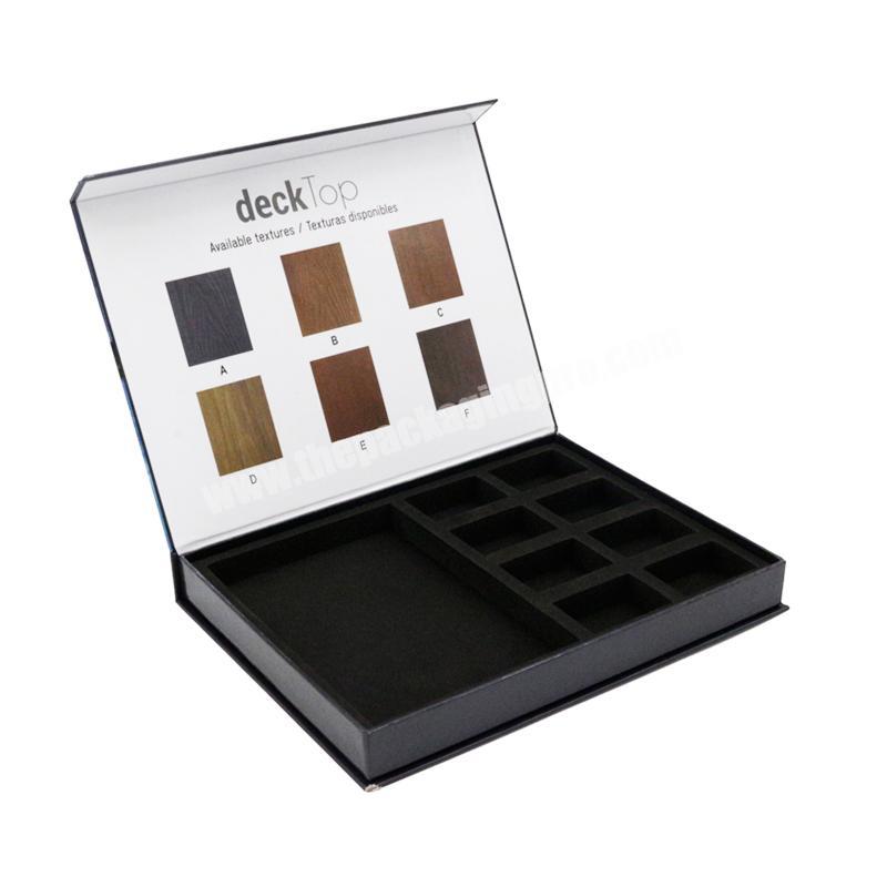 Book Shaped High Quality  Private Label Custom Colorful Eye Shadow Palette  Packaging Boxes