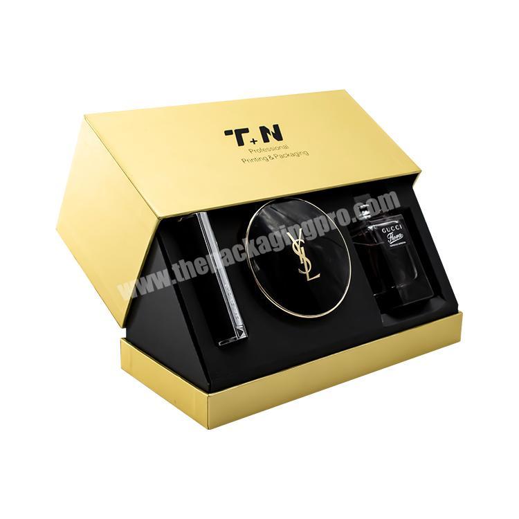 Box manufacturer luxury custom boxes with logo for cosmetic make up display packaging
