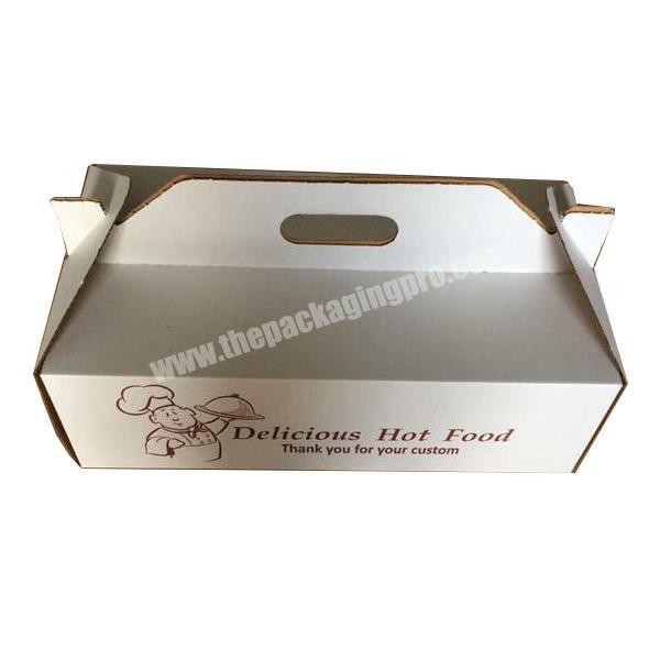 Cheap custom printed fried chicken box take away paper box for catering industry wholesale