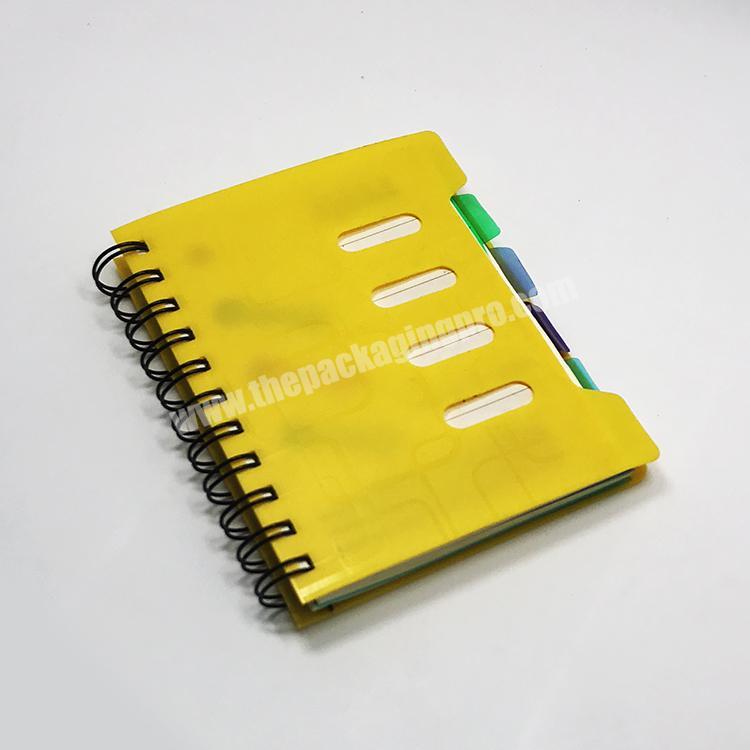 Cheap mini b4 size spiral pvc cover notebook printing