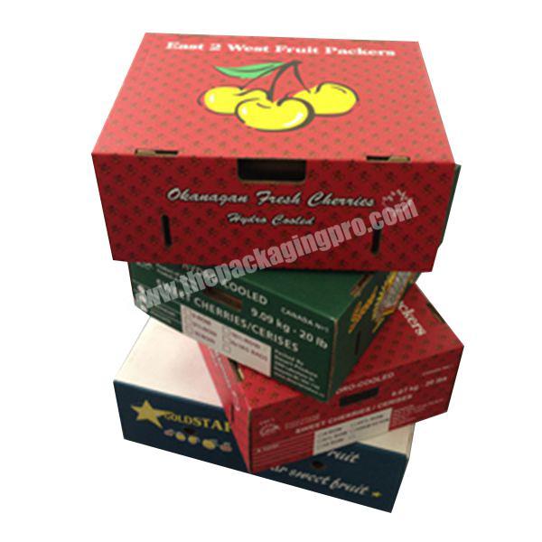 Corrugated  cardboard gift custom fruit storage packaging box