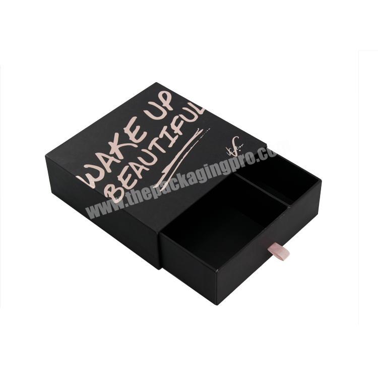 Custom Brand Design Cardboard Drawer Packaging Sliding Box For Makeup Cosmetic
