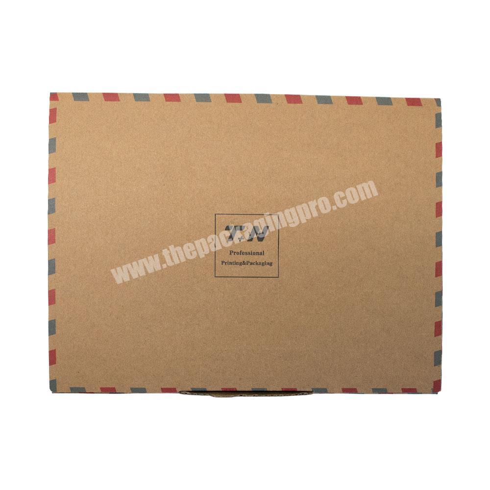 Custom Brown kraft shipping mailer box recycled notebook paper box packaging