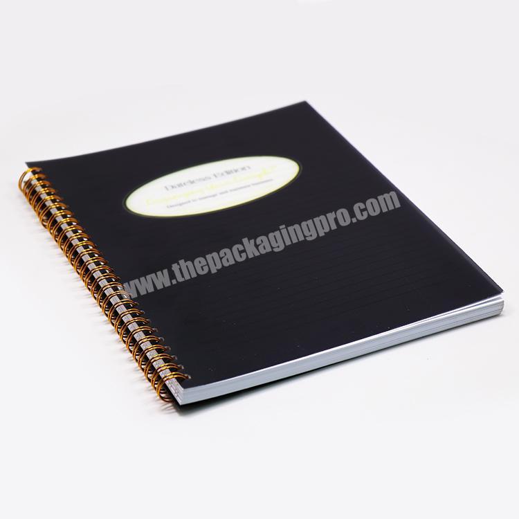 Custom College Ruled Wire bound Notebook Daily Planner and Journal With Tabs