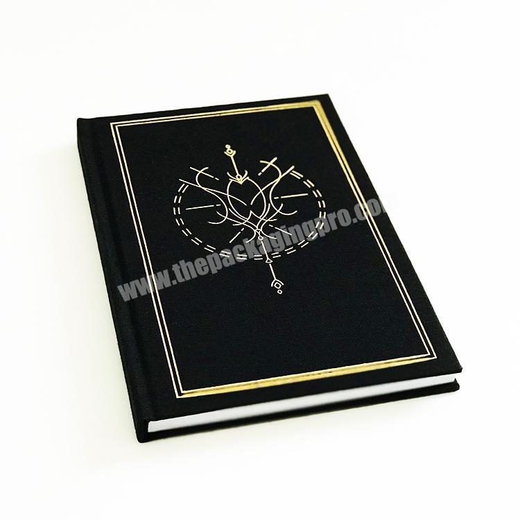 Custom Gold Foil Hardcover Style Journal Book Notebook Printing Service