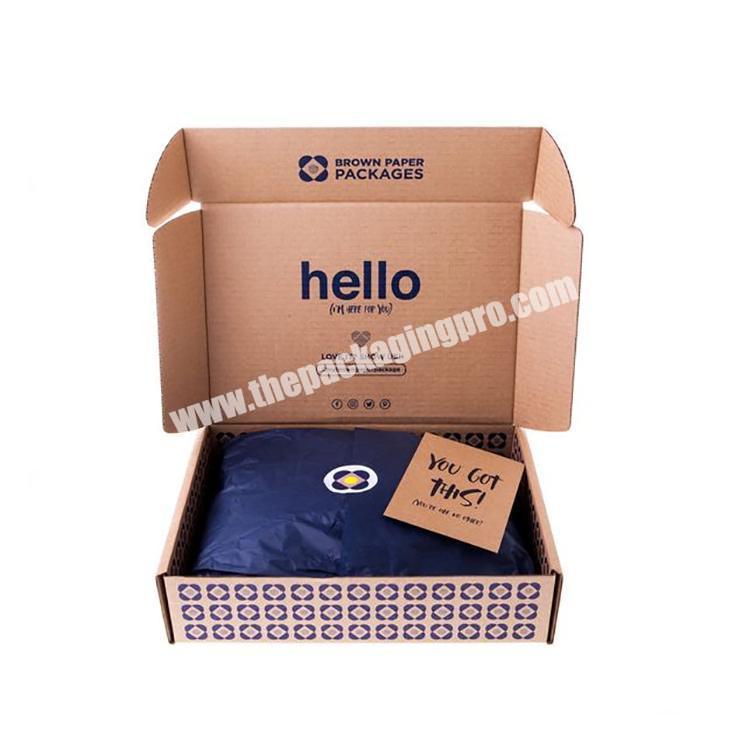 Custom Printed Small Foldable Corrugated  Gift Box Mailer Packaging Manufacturing
