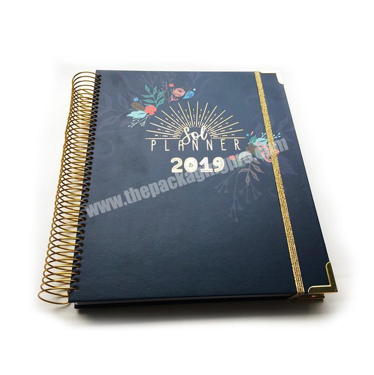 Custom Logo Composition Whiteboard Week Travel Journal Planner Notebook With Dividers