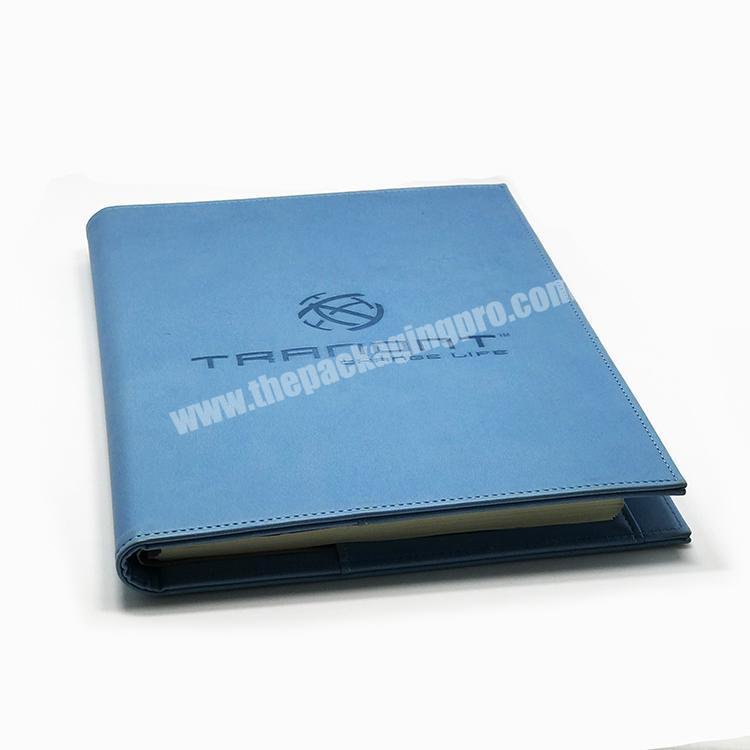 Custom Logo Printed Leather Note Book Agenda