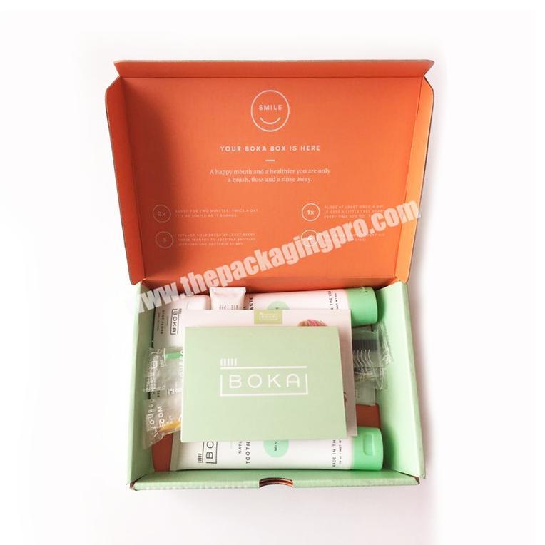 Eco Friendly Custom Logo Luxury Cardboard Mailer Shipping Box Clothing Packaging