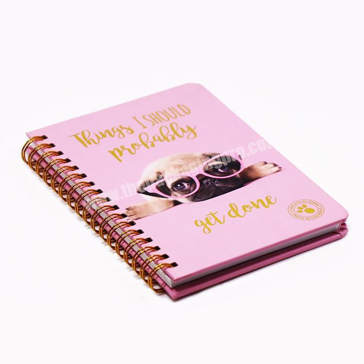 Custom Printed Unique Planner Productivity Planner Spiral Day Planner