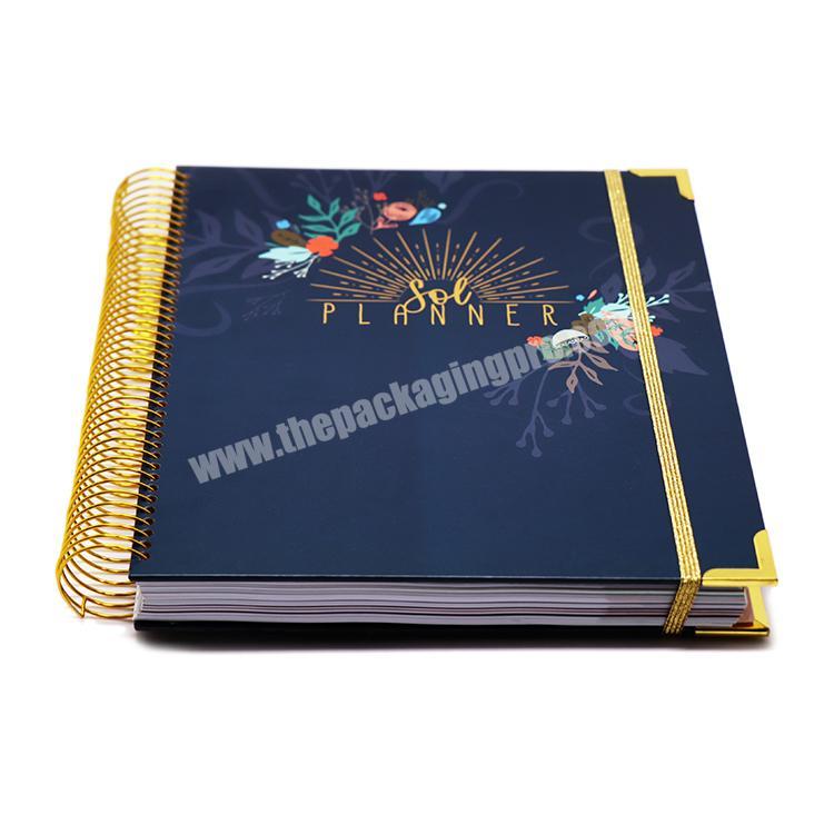 Custom different kinds of college ruled marble notebook dairy