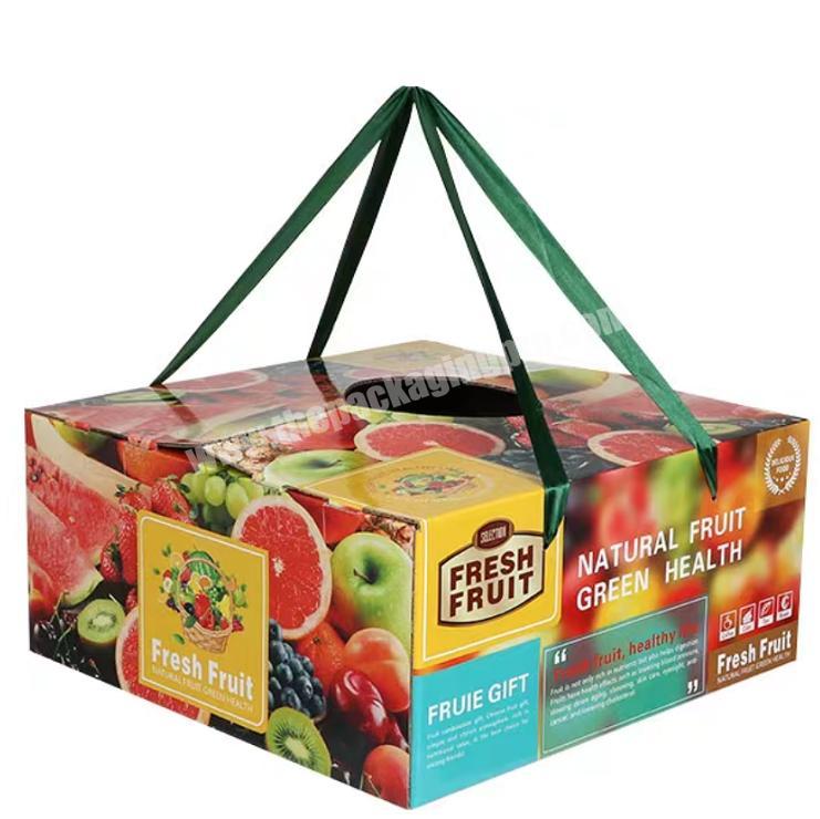 Custom hot selling colorful fruit packaging paper box food packaging box