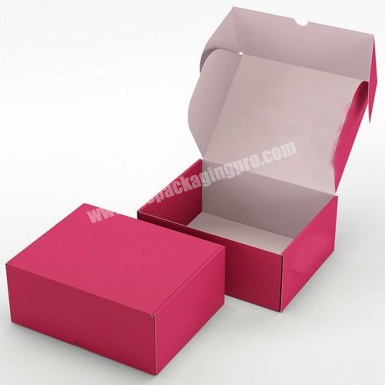 Custom new style luxury holographic Small Gift Printed Kraft Paper Colorful Art Paper shipping box ever