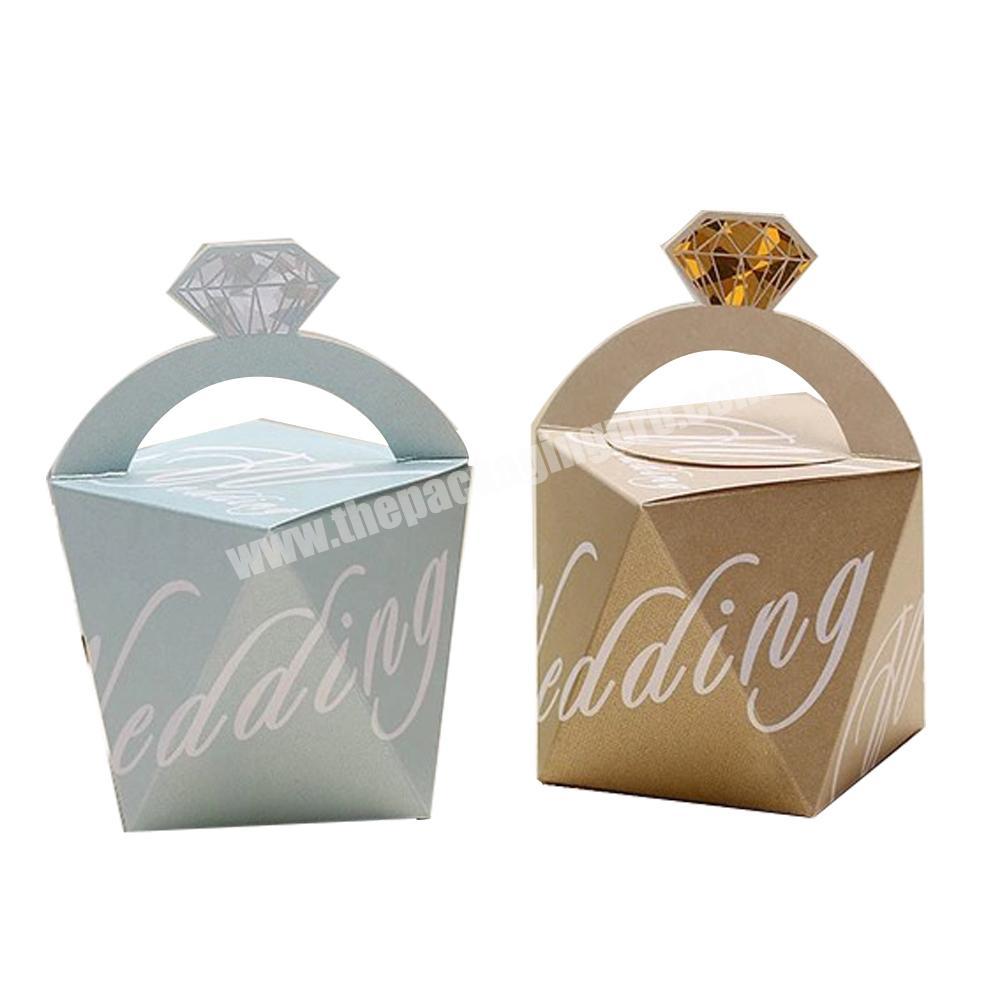 Custom paper luxury wedding invitation gift box for brownie packaging