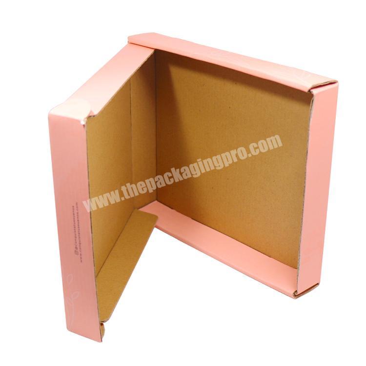 Custom printed gift packaging post mail box tuck end white corrugated cardboard paper gift mailer box