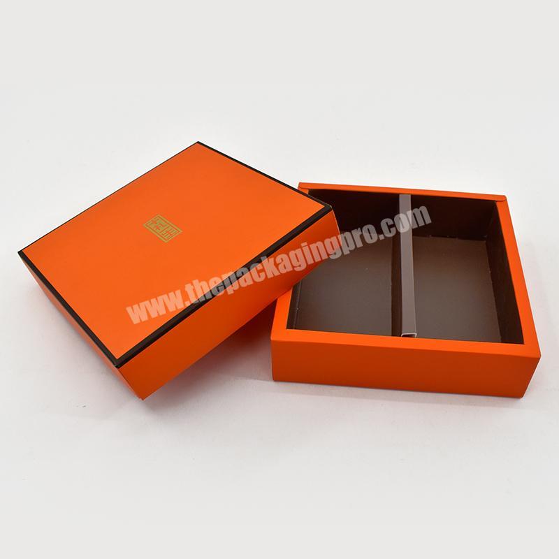 Custom printed underwear clothes lid base luxury customized logo cardboard packaging Lingerie Paper Box