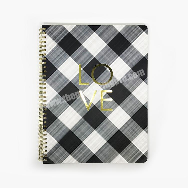 Custom spiral bound A4 daily planner and organizers printing