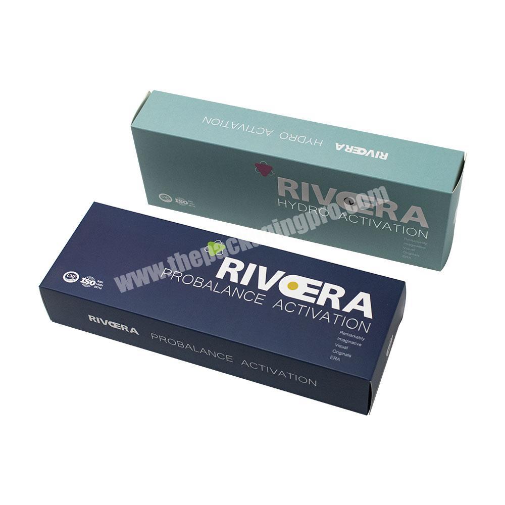 Custom white cardboard paper box for skincare cosmetics packaging box eco friendly packaging lipsticks box