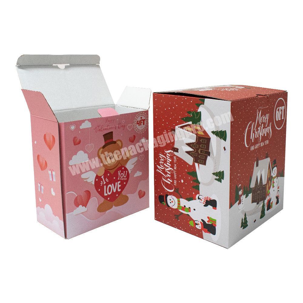 Customized Colored Boxes With Custom Logo Printed Christmas Gift Box chocolate Packaging Boxes