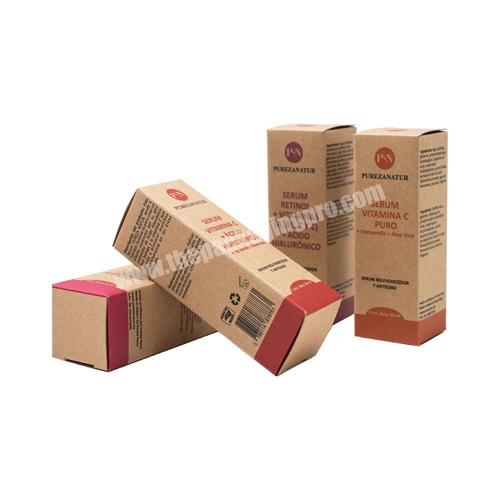 Customized Logo Printed Luxury Cosmetic Packing Craft Small Bottles Tube Packaging Paper Box