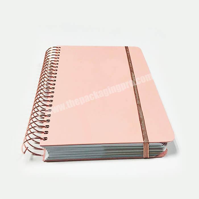 Diary Notebook, Metal Coil Bound A4 Size Customised Planner Organizer