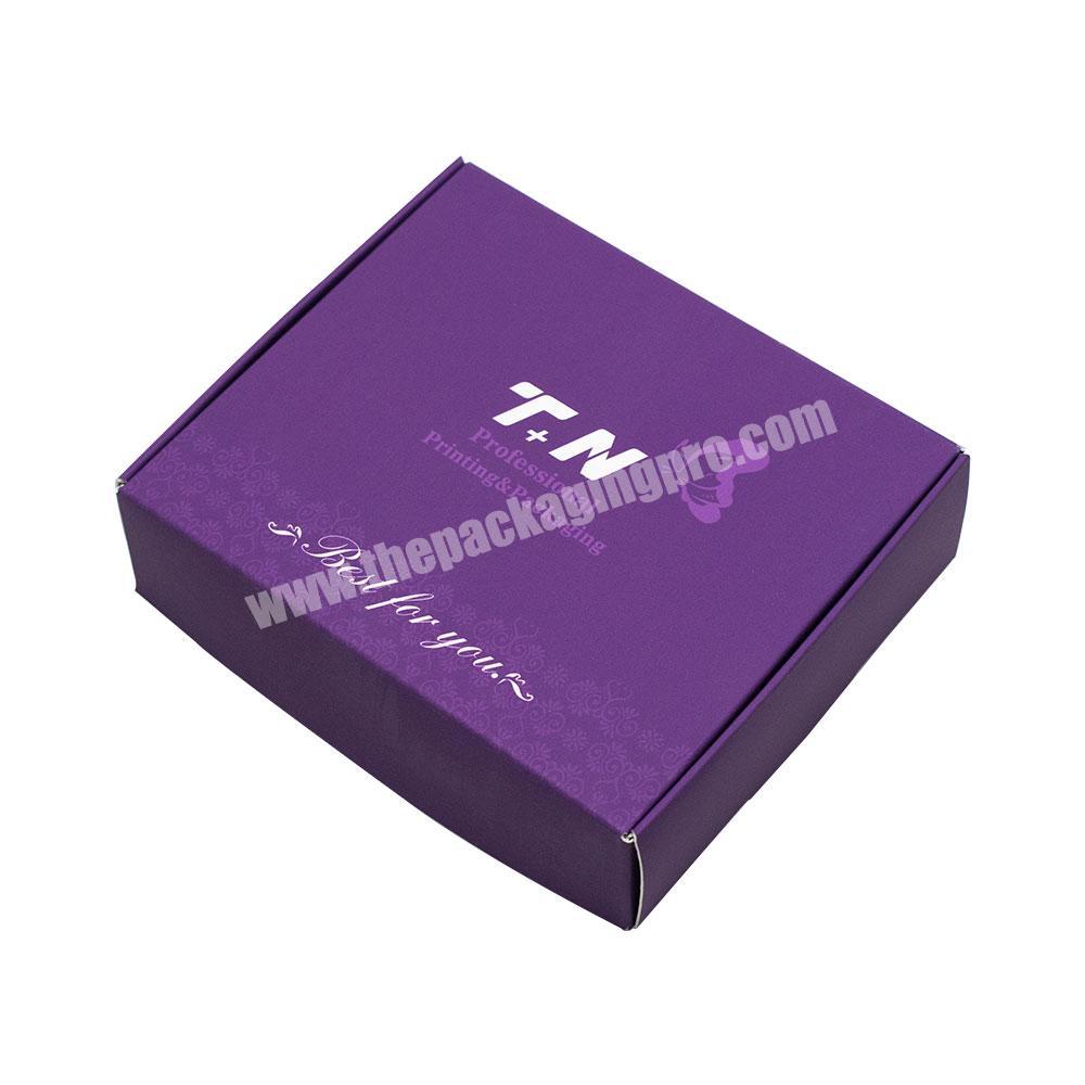 Eco Friendly Custom packaging boxes with logo Hot Sale Clothing Packaging Folding Boxes