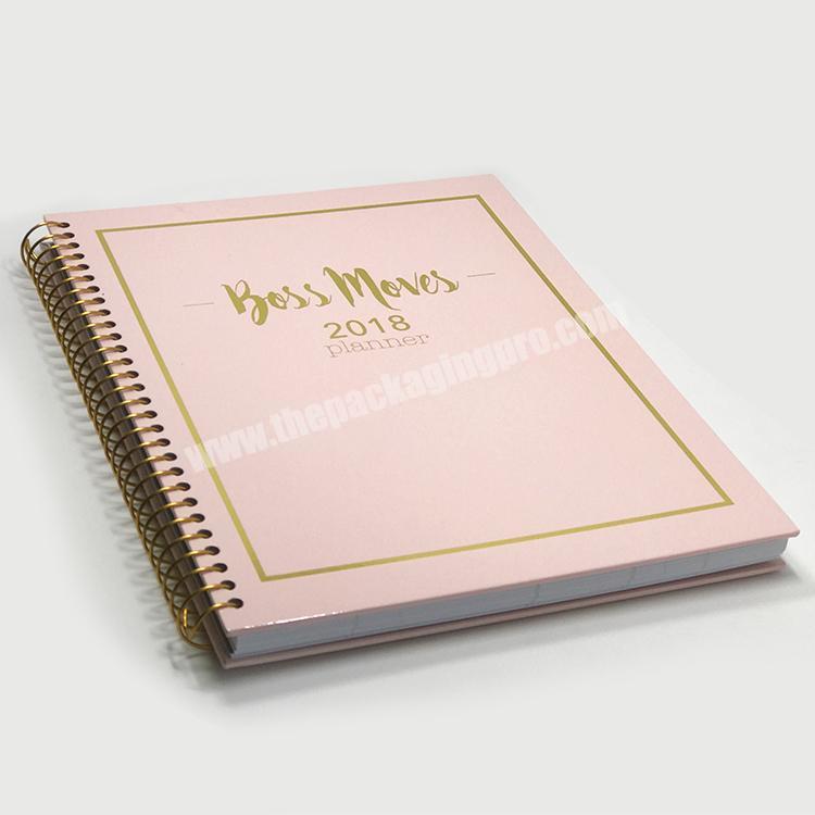Eco Spiral Day Planner Hardcover Notebook Printing Service