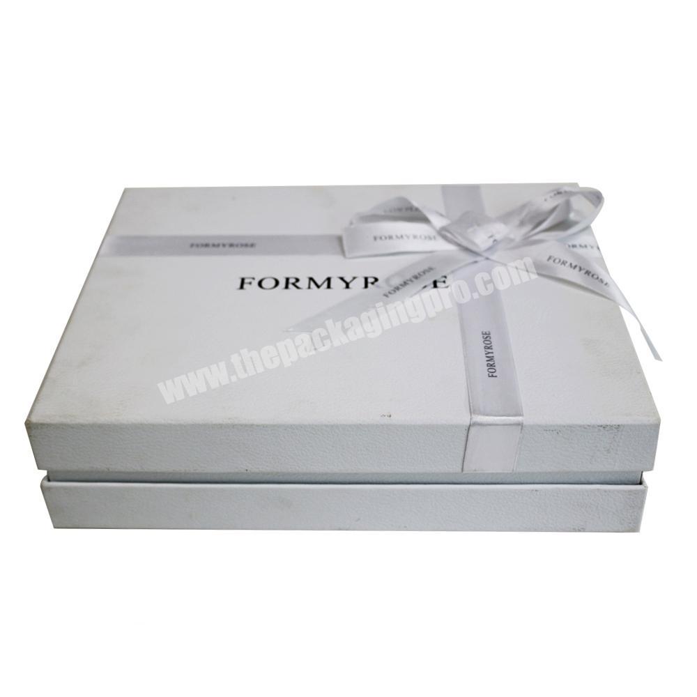 Elegant clothing packaging custom cardboard box for packing