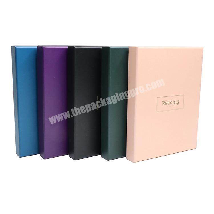 Factory Price Fully Customize Print Your Hardcover Reading Journal Notebook with Logo