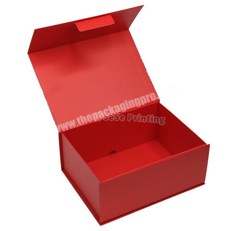 Factory Price Print Cheap Box Custom Gift Clothing Packaging Full Color Foldable Book Shape Magnetic Paper Box Printing