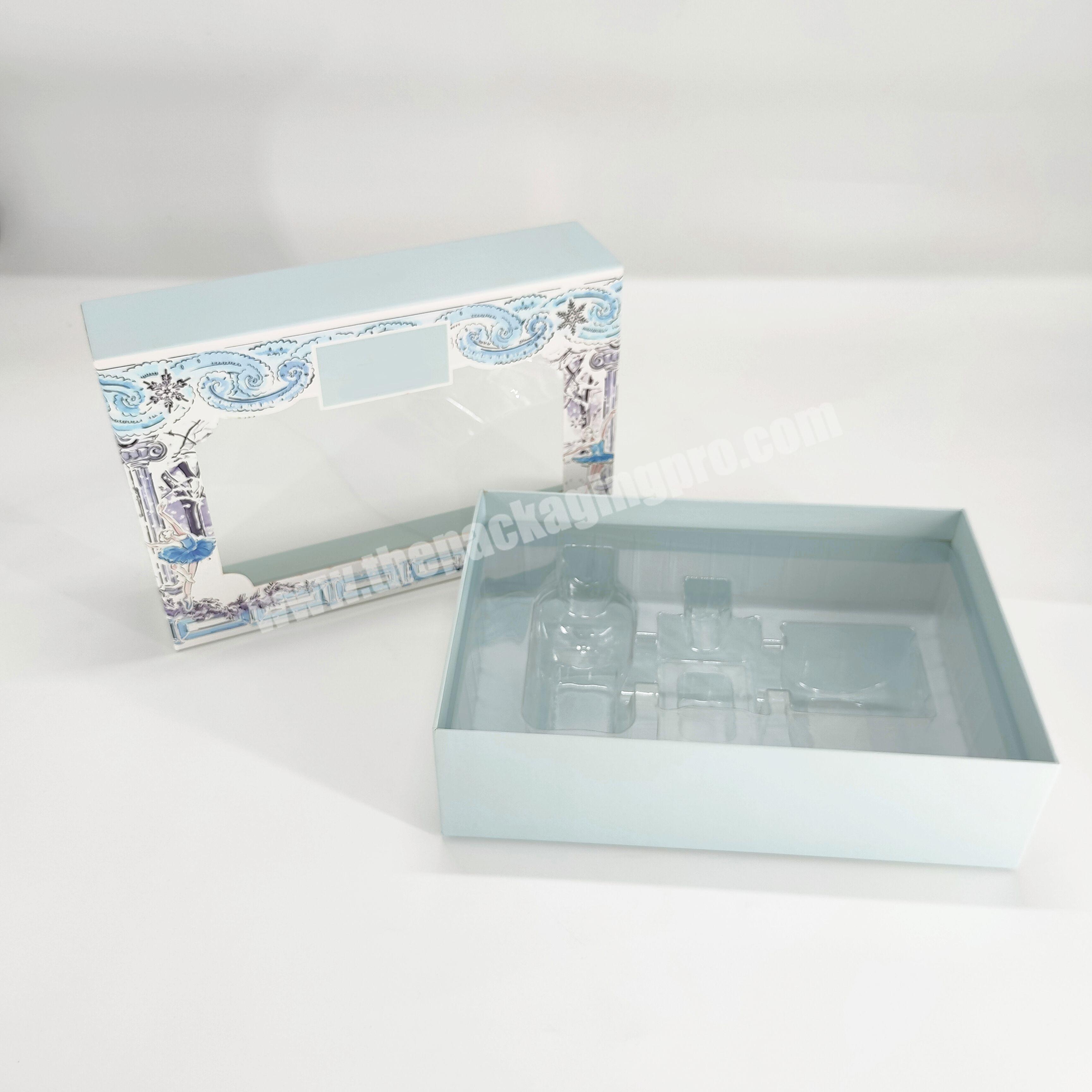 Factory direct high quality paper box with lid template beautiful design
