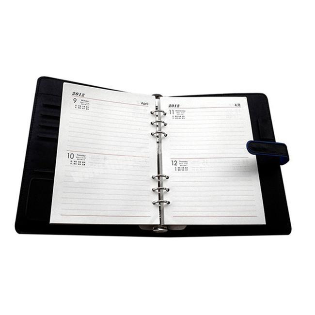 Faux Leather Cover Personal A4 A5 Leather Planner With Ring Binder