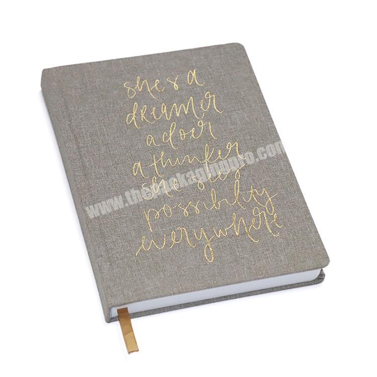 Free Sample Custom Printing  2022 Hardcover Line Journal Box Sets A5 Diary Notebook Gift Set