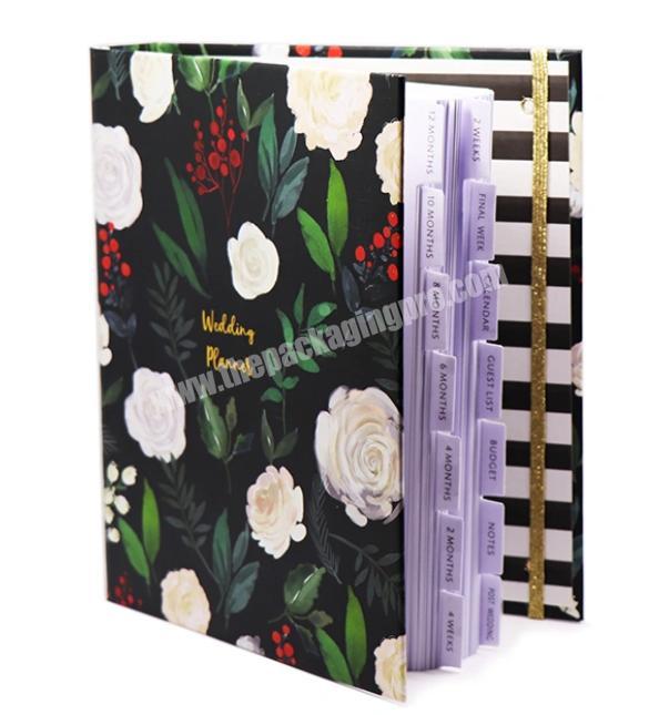 Free Sample Promotional -2022 Yo Binding Day Planners Printing Custom Wedding Planner Notebook