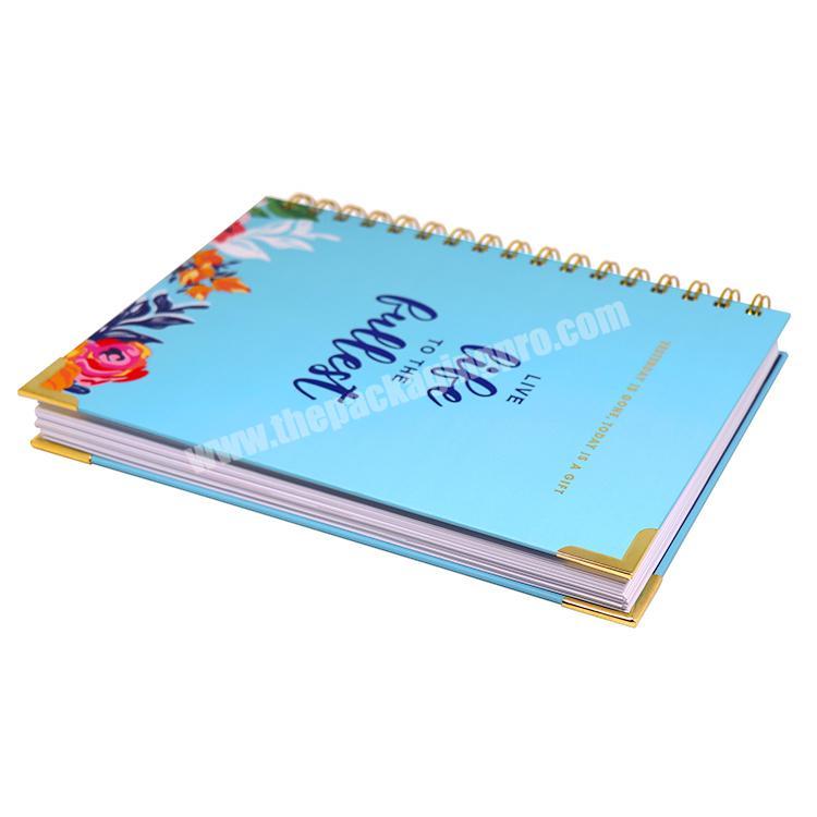 Free Sample Weekly Planner Hardcover Journal Agenda Daily Weekly Monthly Organizer Planner Notebook