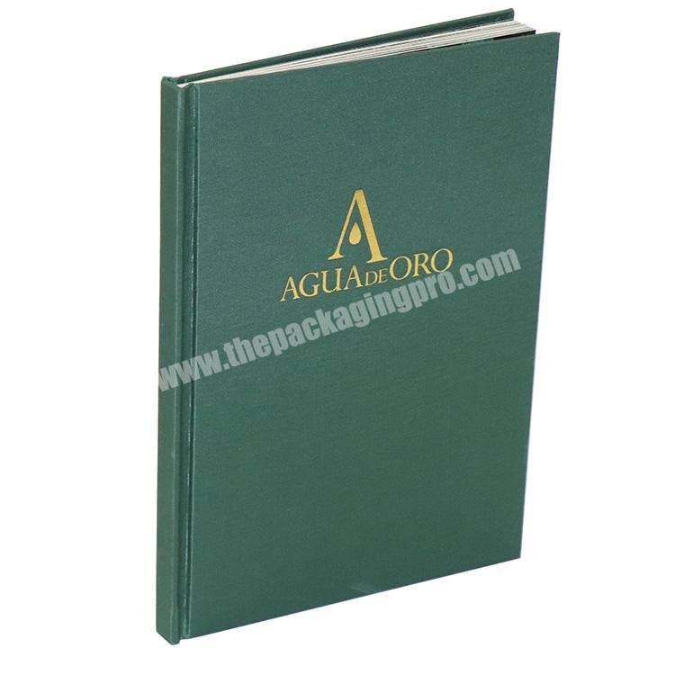 Free Sample custom fabric cover agenda hardcover book maker notebook and diary for writing