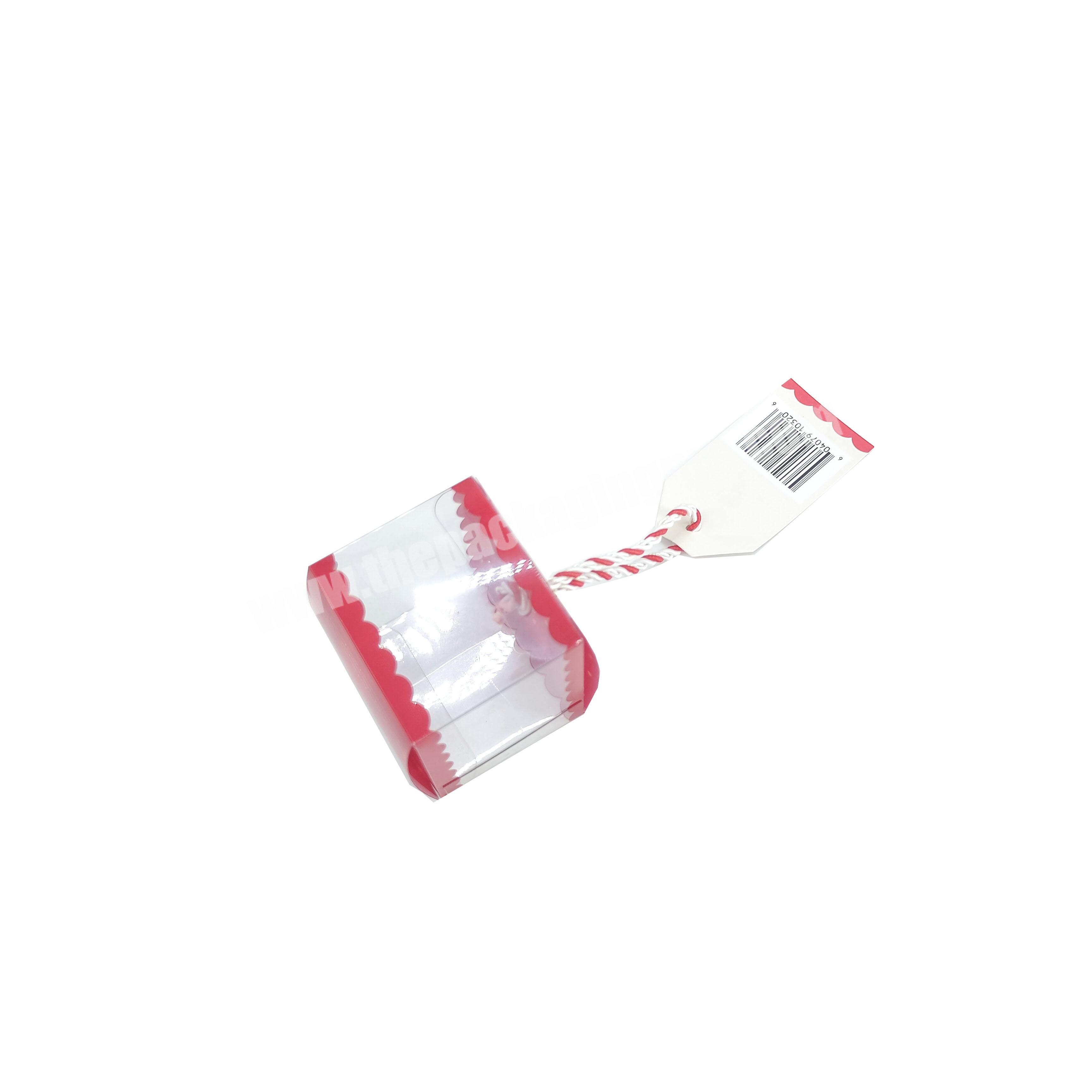 Full color custom design PVC transparent cosmetics perfume lipstick PVCPET packaging box