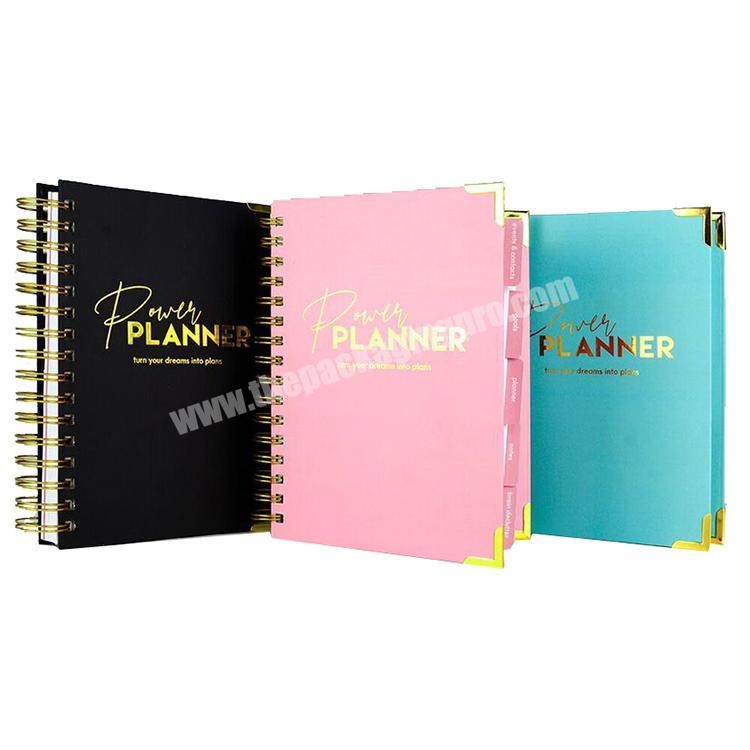 Goal Planner & Organizer -  A5 Size 272 Pages Planning Diary Organizer - Hard Cover, Pockets & Tads