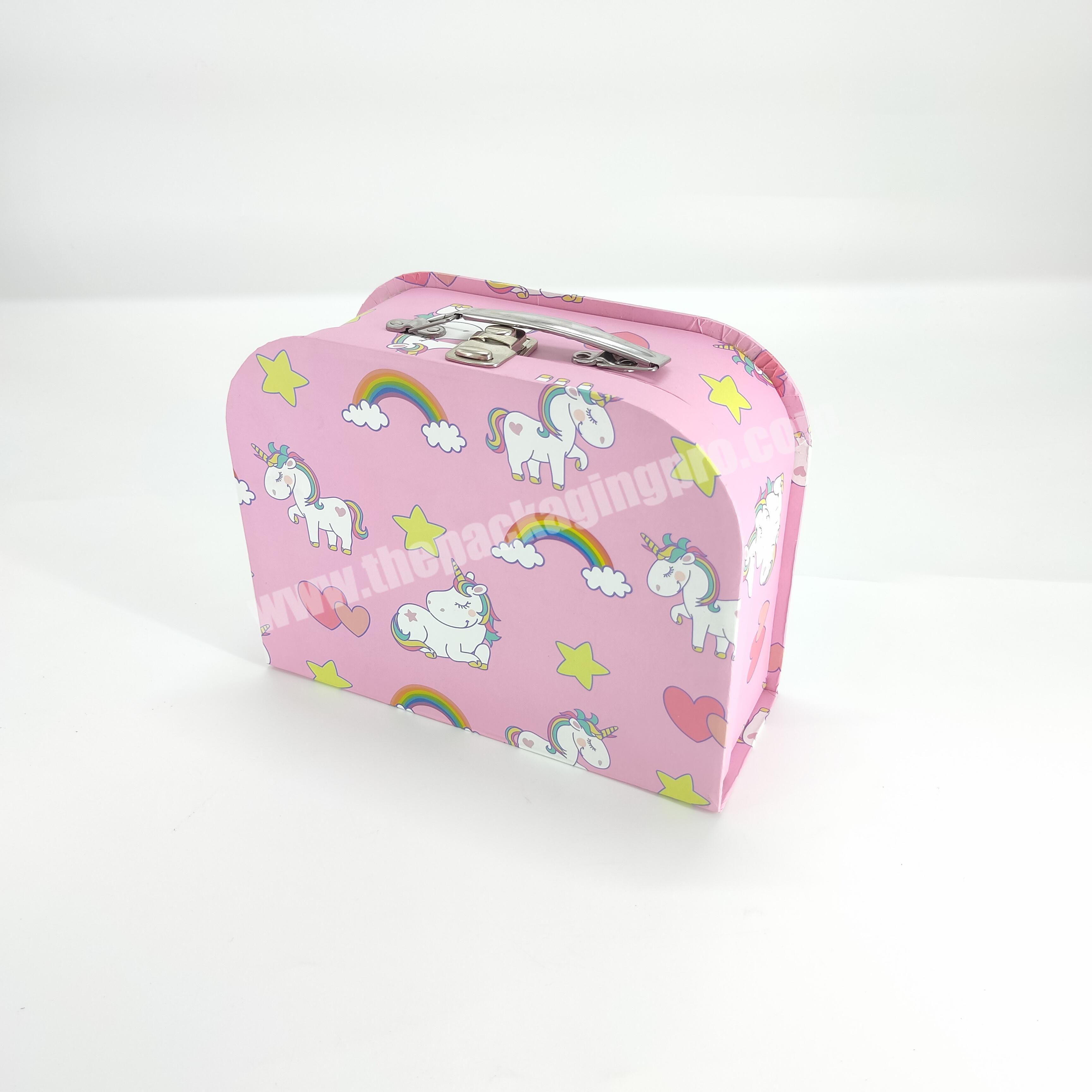 Handmade paper gift box suitcase storage box