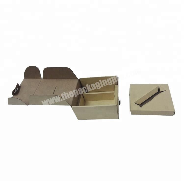 High Quality with inserts eco friendly recycle corrugated carton cardboard packaging box