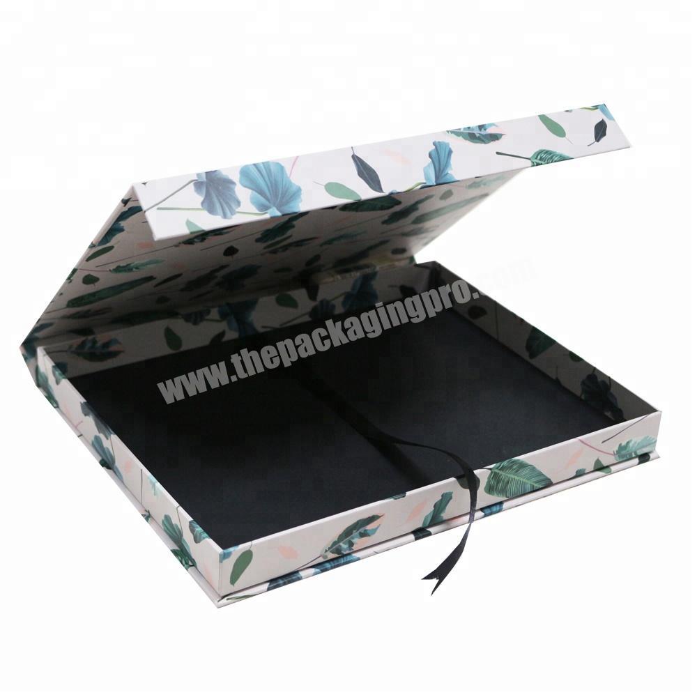 High-grade custom magnetic clamshell eyelash box packaging
