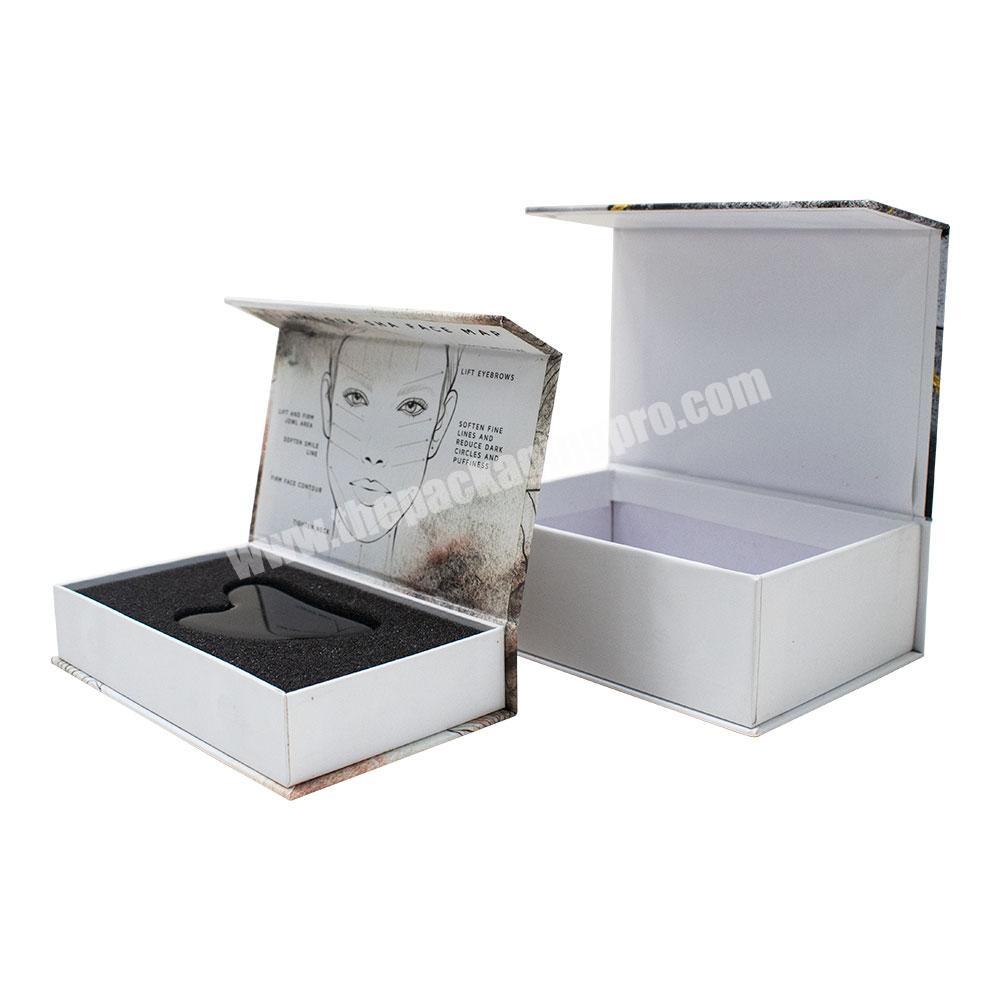 High quality Custom Logo Scraping Board Packaging Paper Box gift boxes with magnetic lid For Gua Sha Gifts