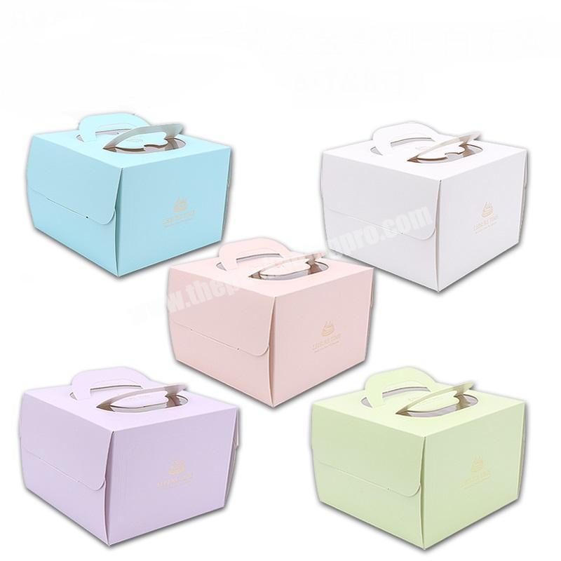 High quality custom cupcake box food package decorative packing box
