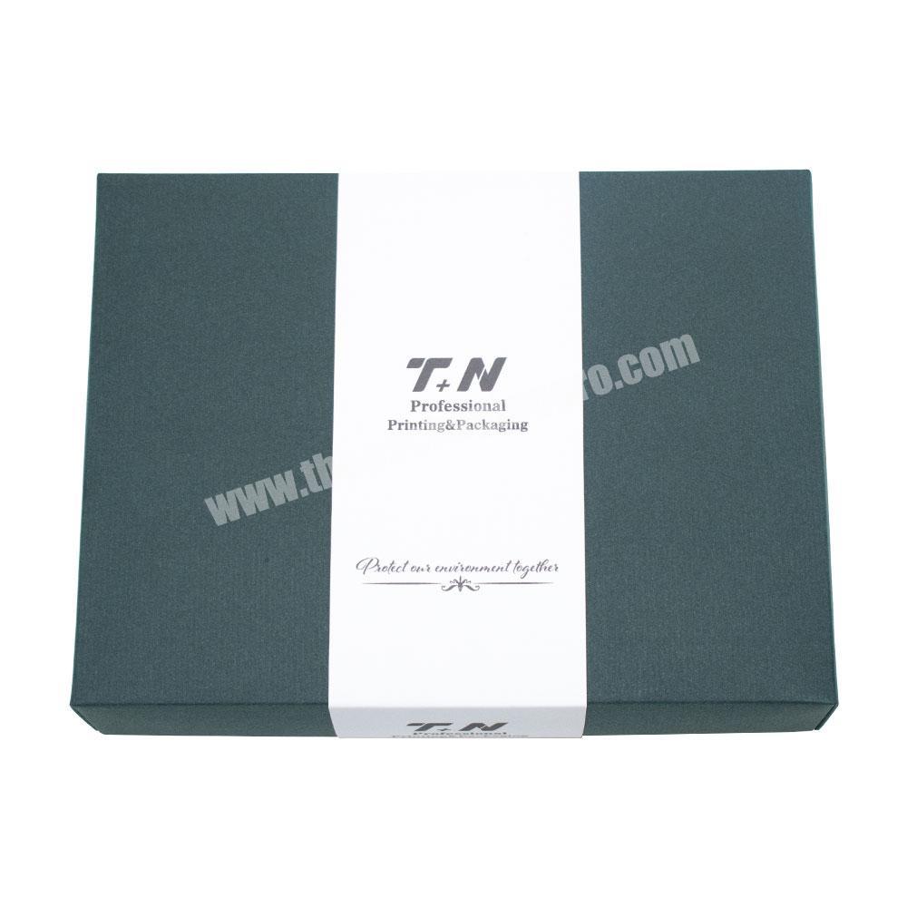 Holographic Eco-friendly Logo Lid and Base Cardboard Gift Box Customized Shipping Paper Box Packaging