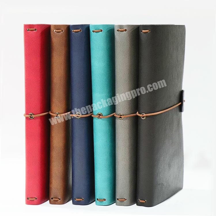 Hot Sale Planner A5 Soft Cover Leather Cover Notebook Journal Daily Yearly And Month Planner In Stock
