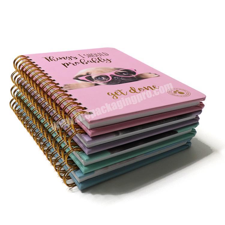 Hot Selling Cute Mini Spiral Notebook Stationery Notepad Hardcover Yo Planner