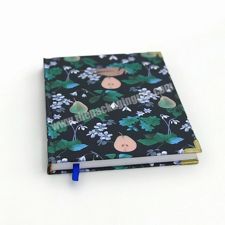 Logo Printed Friendly Recycled A4 or A5 Hard Paper Cover Custom Notebook Diary