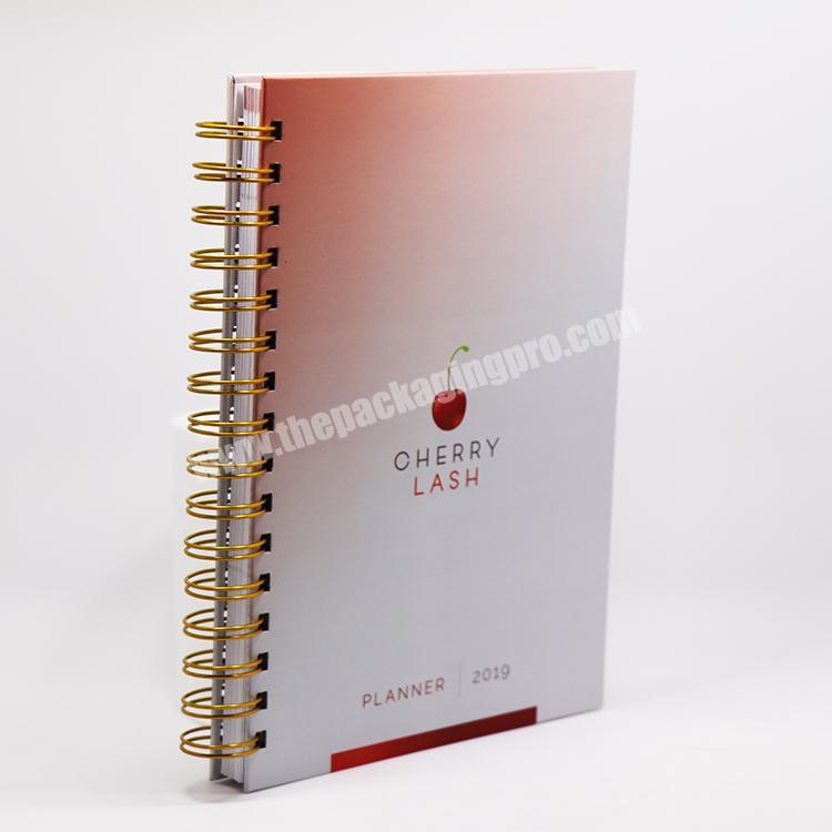 Logo Printed Recycled A4 or A5 Hard Paper Cover Custom Notebook