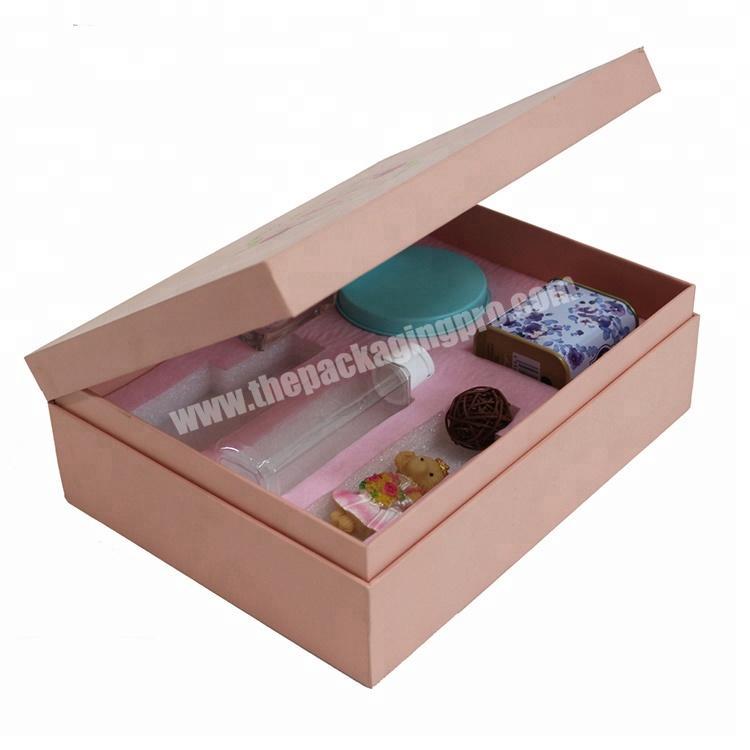 Matte lamination skin care box packaging pink perfume packaging cosmetics